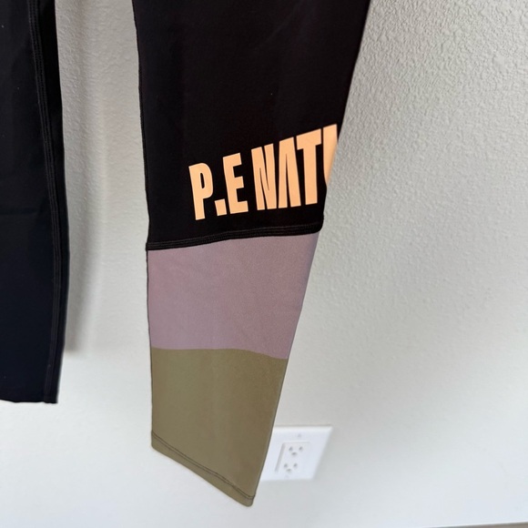 NWOT P.E Nation Black High Waist Color Block Legging Activewear Workout Sz Small - Picture 7 of 12